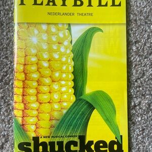 Shucked Playbill (Starring Andrew Durand, Caroline Innerbichler, Alex Newell)